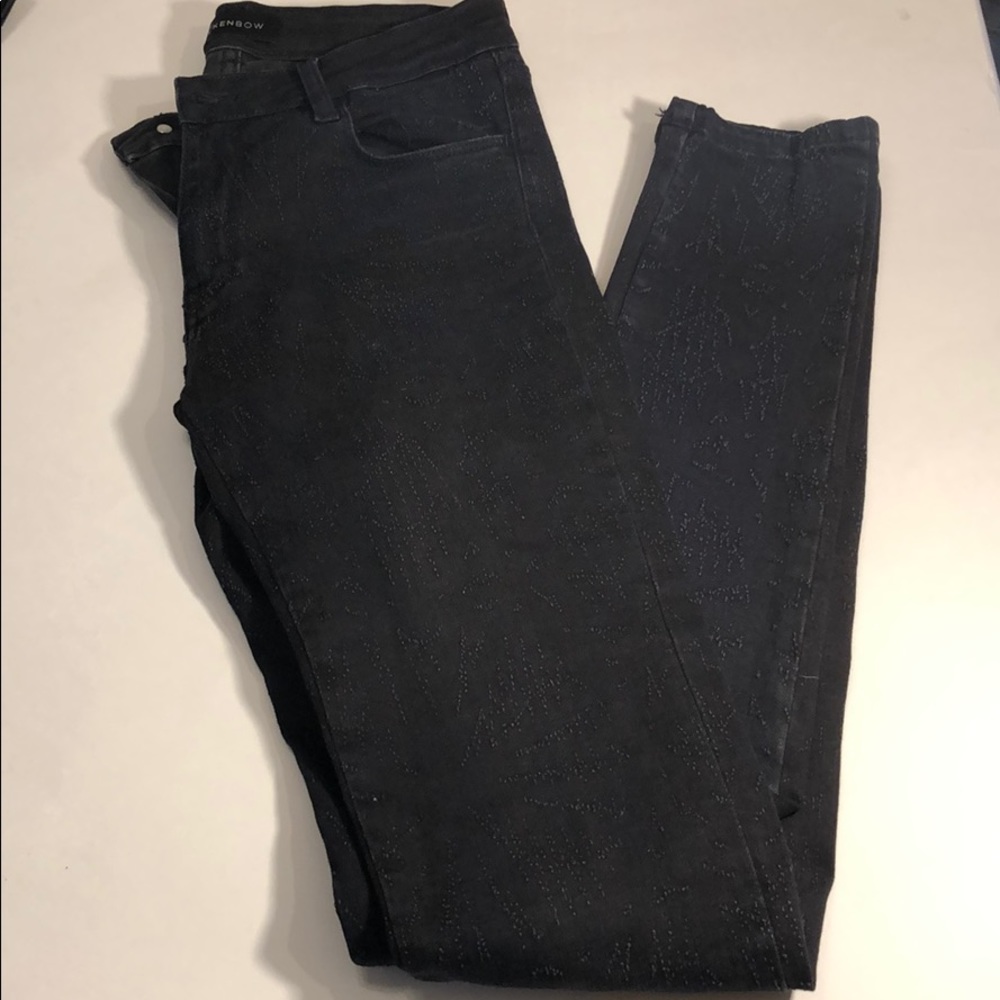 Black Denim Brockenbow Skinny Jeans